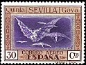 Spain 1930 Goya 30 CTS Purple And Brown Edifil 523